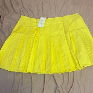 Dollskill pleated lemon just like candy yellow skirt 3x